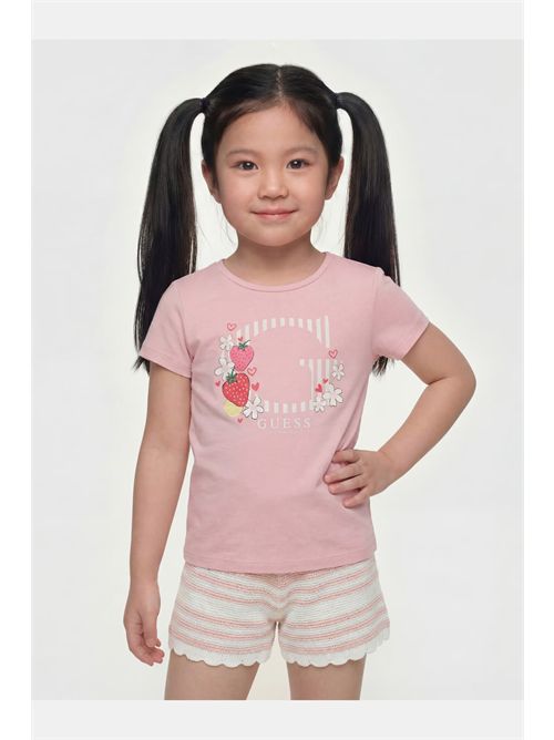 T-shirt con logo stampato GUESS | K6GI00K6YW4/A62C